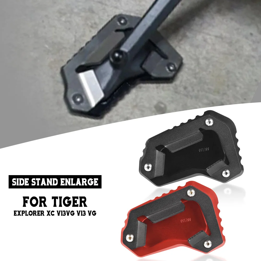 

Motorcycle Kickstand Foot Side Extension Pad Stand Support Plate For Tiger Explorer XC V13VG V13 VG 2011 2012 2013 2014 2015