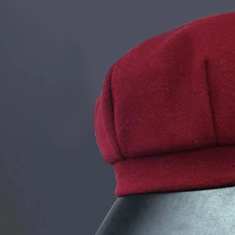 Vintage Beret Newsboy Hat Adjustable Autumn Winter Hat Beret Octagonal Cap Soft Woolen Beret For Women Berets Painter Cap