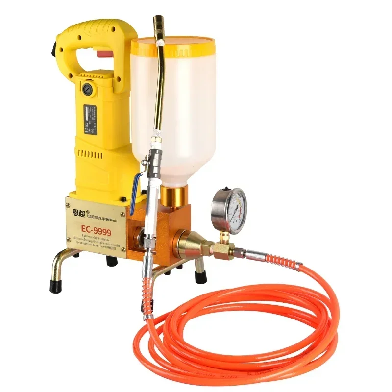 

Высоконапорный водонепроницаемый инъекционный насос EC9999, 1100 Вт, для эпоксидной/полиуретановой пены, инструмент для устранения протечек
