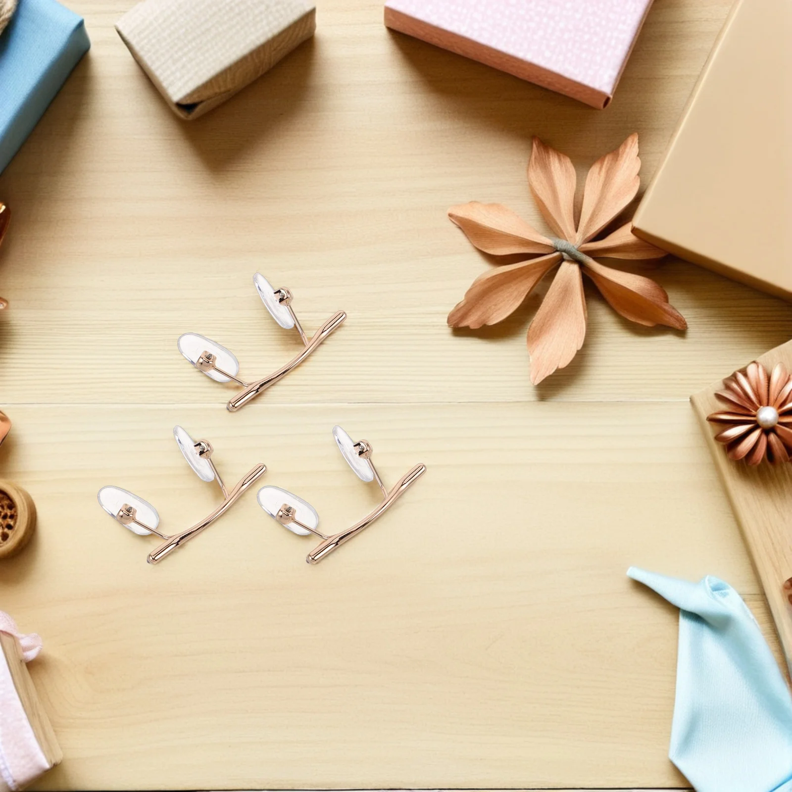 3 قطعة جسر الأنف للنظارات المعدنية بدون إطار حامل دعم لوحة الأنف العالمية استبدال ملحقات إصلاح النظارات