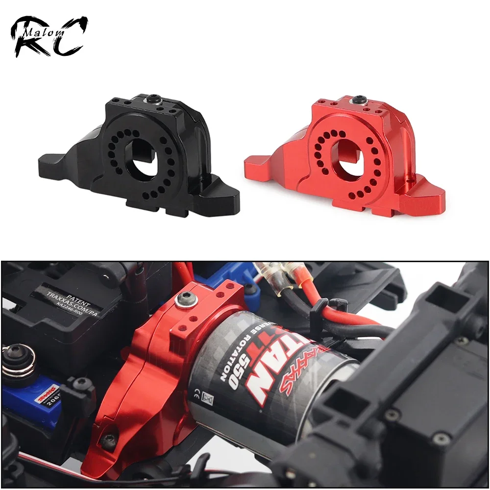 Copertura dell\'ingranaggio della Base del supporto del motore del dissipatore di calore TRX4 in lega di alluminio per 1/10 RC Crawler Car TRX-6 G63