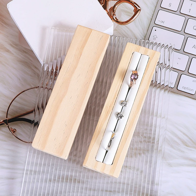 Квадратные серьги из натурального дерева, кольца, поднос для дисплея, тарелка для хранения ювелирных изделий, магазин, выставочные устройства, витрина, реквизит