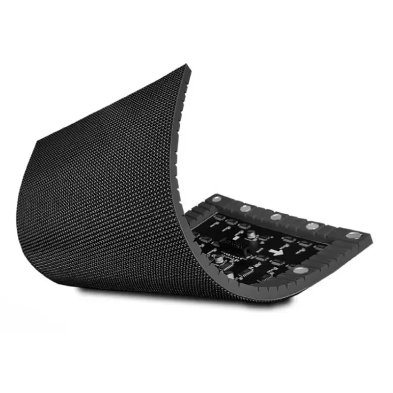 Paneles LED SMD P1.2 P1.5 P1.8 P2 P2.5 P3 P4 P5, Módulos Flexibles para Pantallas de Pared, Panel LED Ultrafino y Flexible
