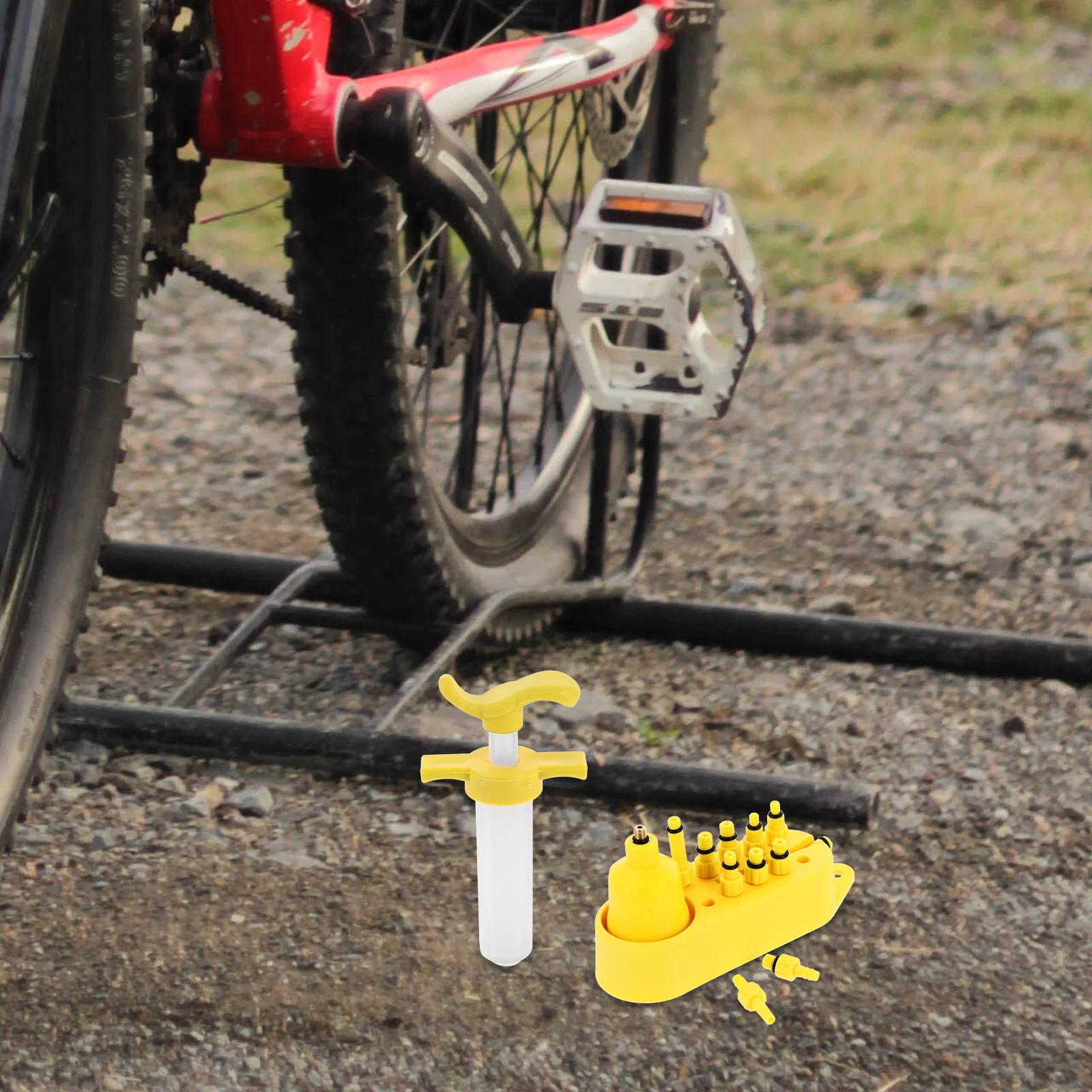 

2 Sets Bicycle Repair Tools General Mineral Oil Filling Brake Hydraulic Disc Low Resistance Injector Flexible Oil Storage All