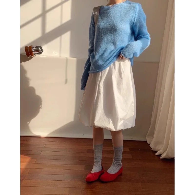 

High waist skirt 2026 summer sweet beautiful women skirt