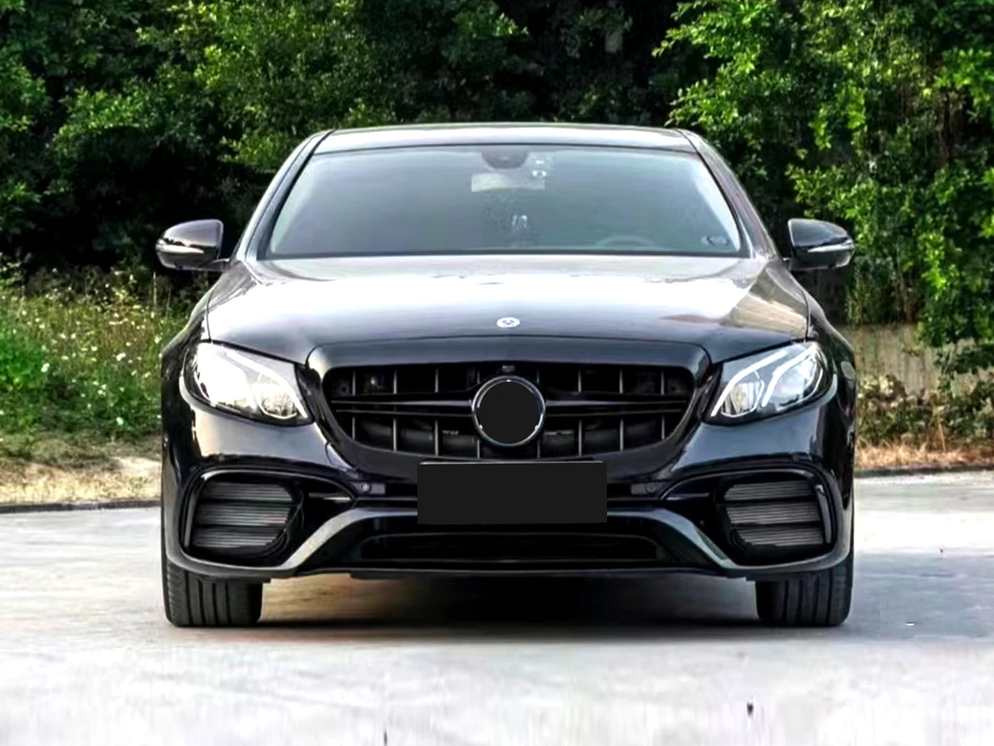 Body Kits for  E-class W213 Facelift E63S  1:1  Front Car Bumpers Grille Fenders Hood Rear Diffuser Tips