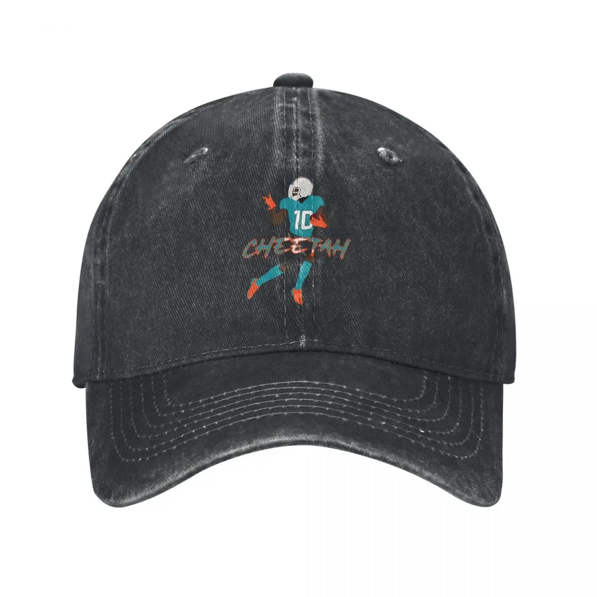 

Tyreek Hill Cheetah Miami Football demin Trucker Hat Outdoor Adventures Men's Caps Baseball Cap Men