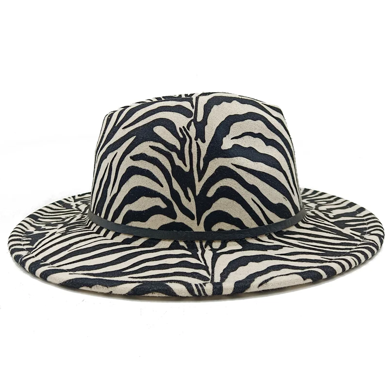 Hip-hop fedora hat zebra pattern LOVE accessories jazz hat lovers hat stage unisex autumn and winter hat шапка женская