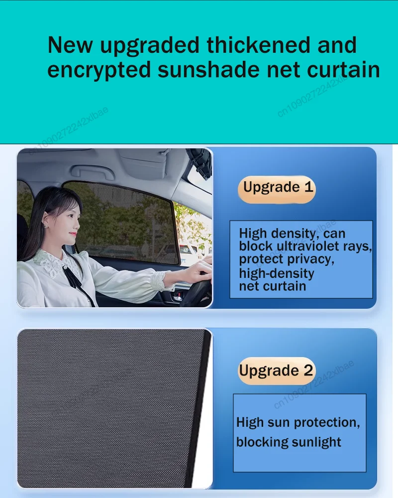 سيارة المغناطيسي شبكة الخصوصية ظلة نافذة جانبية ظلة حماية الملحقات ل BYD ختم U Sealion 6 أغنية زائد DM-i 2026-2021 #6