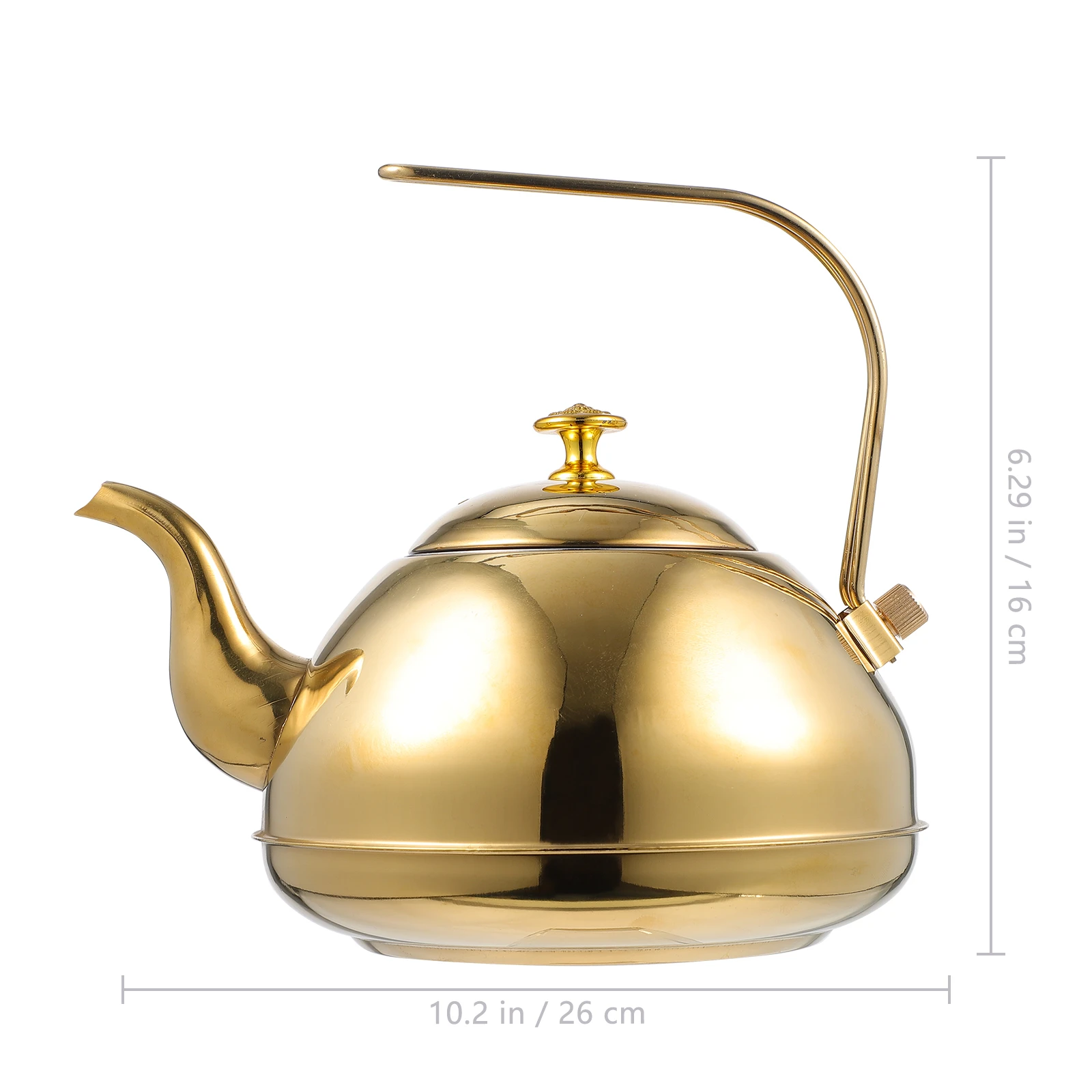 

Teapot Stainless Steel Kettle Pots Teapots Coffee Teakettle for Stovetop Kettles