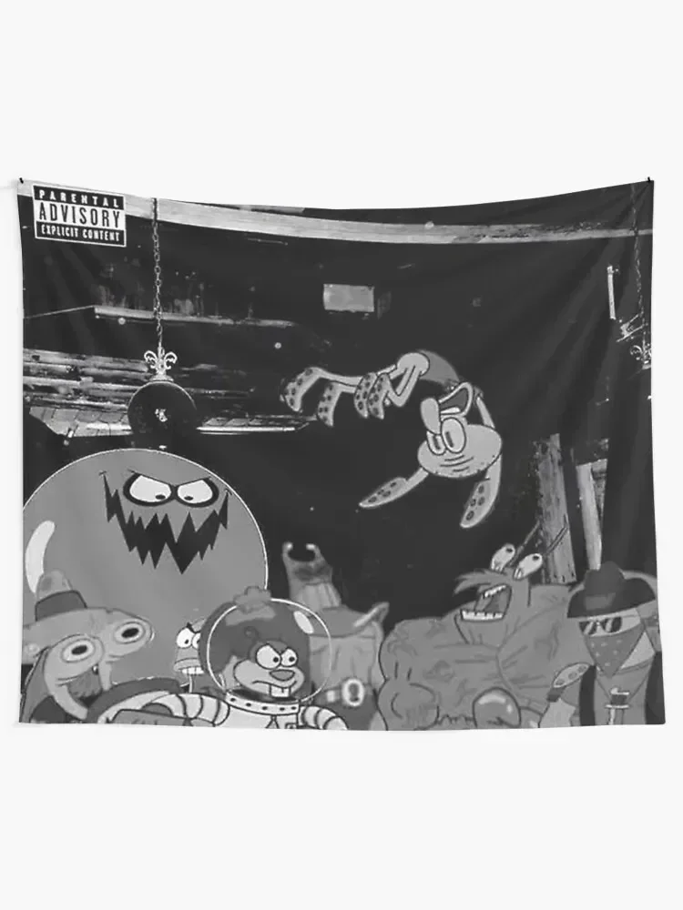 Playboi Carti Die Lit Cartoon Poster Tapestry Bedroom Deco Aesthetic Room Decoration Room Decor Tapestry