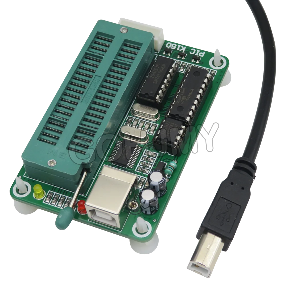GOHJMY PIC K150 ICSP Programmer USB Automatic Programming Develop Microcontroller + 30CM USB ICSP cable