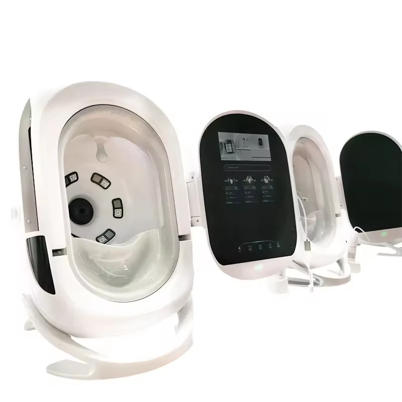 Ipad を備えたスマート スキン アナライザー マシン 自動皮膚分析 皮膚のしわ分析 色素沈着分析 ニキビ分析