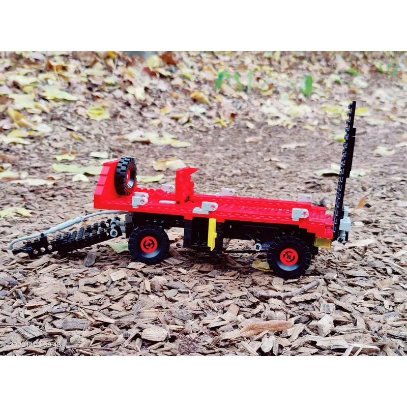 

MOC-131587 City Classic Farm Trailer Building Block Model, 344 Parts, Creative Birthday Gift Toy for Boys and Children