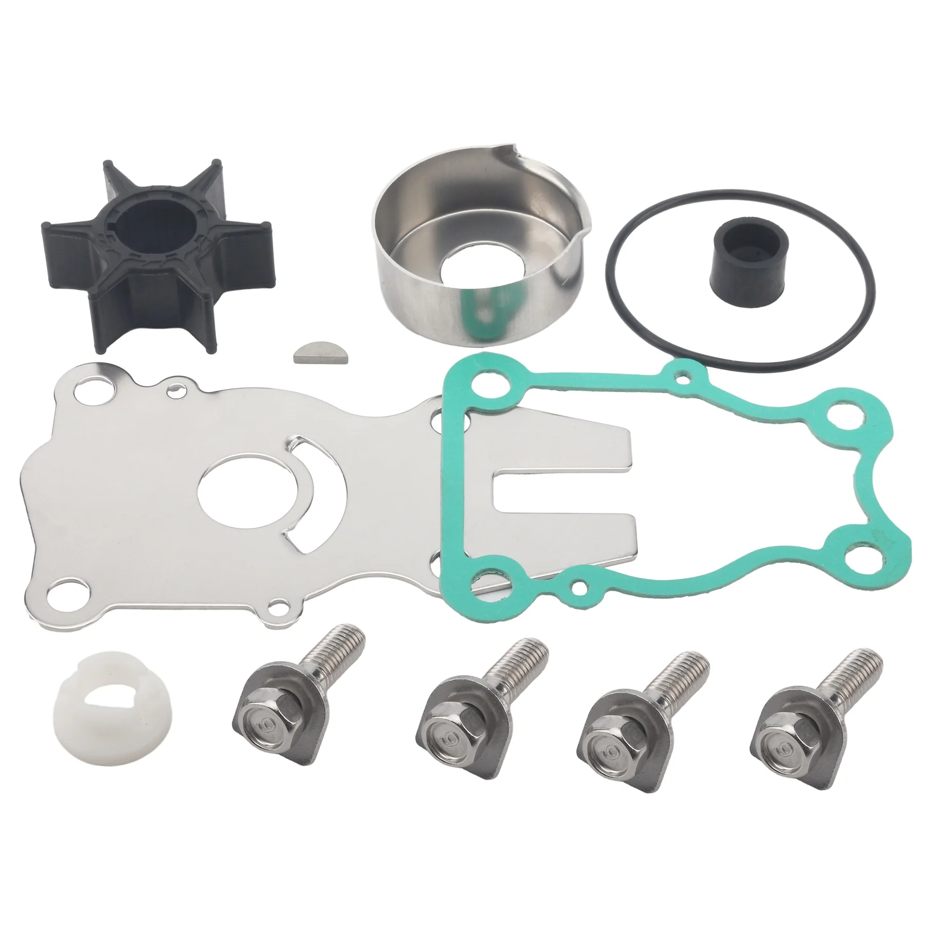 Soxa Marine 63D-W0078-A0 63DW007801 Water Pump Repair Service Kit for Yamaha 2 Str 4 Str 40 50 60 HP Outboard Boat Motor 18-3434