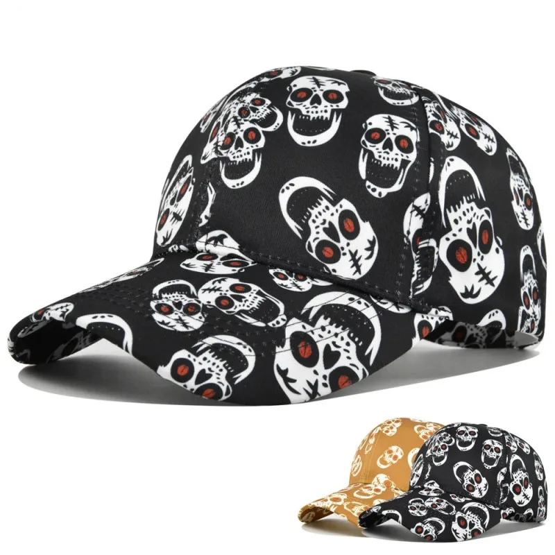 Trendy Printed Baseball Caps Featuring Western-Style, Distinctive, and Fashionable Designs—Perfect for Sun Protection.