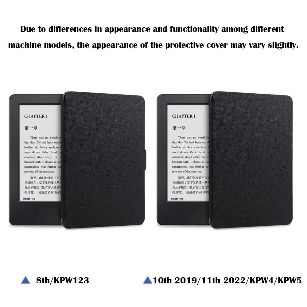 10/11th Generation 6-6.8 inch e-Reader Case Leather Anti Scratch M2L3EK C2V2L3 Folio Cover for Kindle Paperwhite 1/2/3/4/5