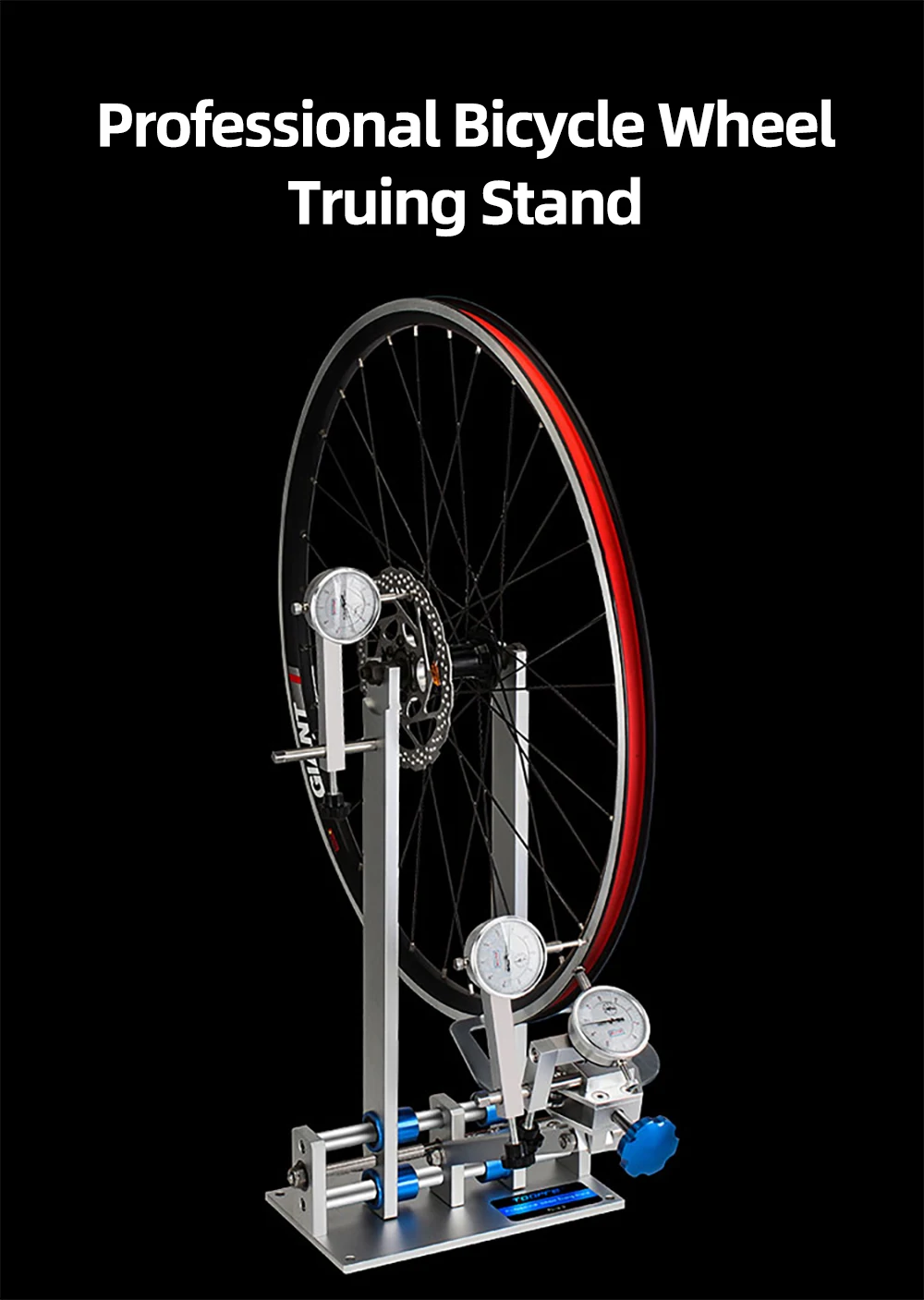 WEST BIKING Bike Wheel Truing Stand con indicatore del