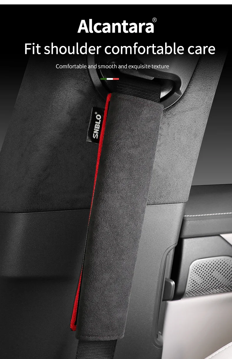 Für Subaru BRZ Legacy SIT Forester Crosstrek Innenraumzubehör Autosicherheitsgurte Schulterprotektor Abdeckung Wildleder-Verkleidung – Detail 7