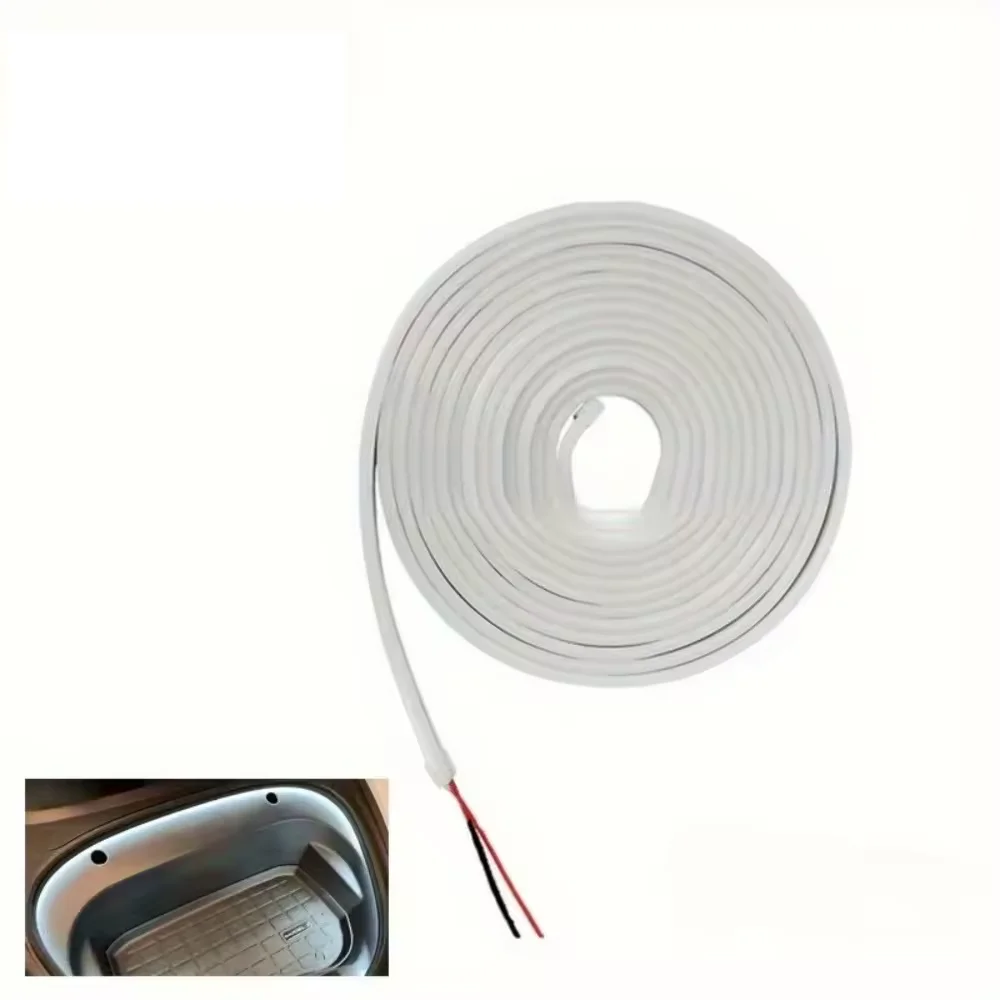 Iluminação de Alta Luminosidade para Porta-Malas de Carro, Luz Ambiente para Decoração Interior, Fita de LED com Sensor Automático e Instalação Sem Fios