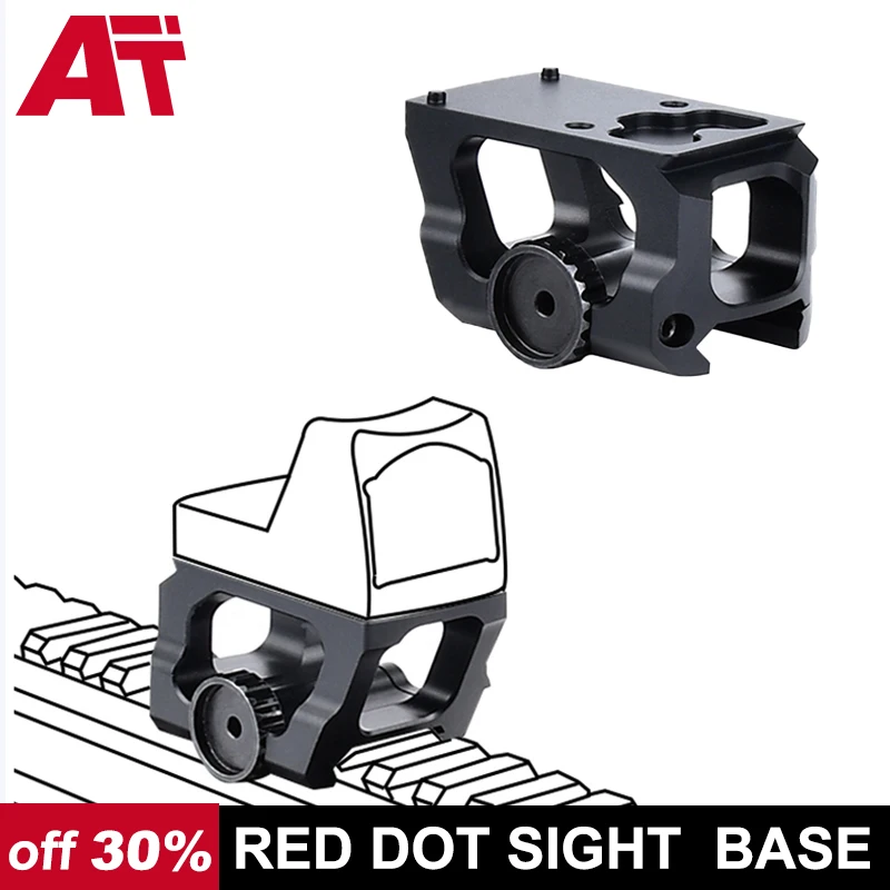 WADSN Hunting Rifle Scope Mount Tactical RMR Red Dot Sight Mount Riser Mount Accessory RMR Dot Sight Base for Hunting Airsoft