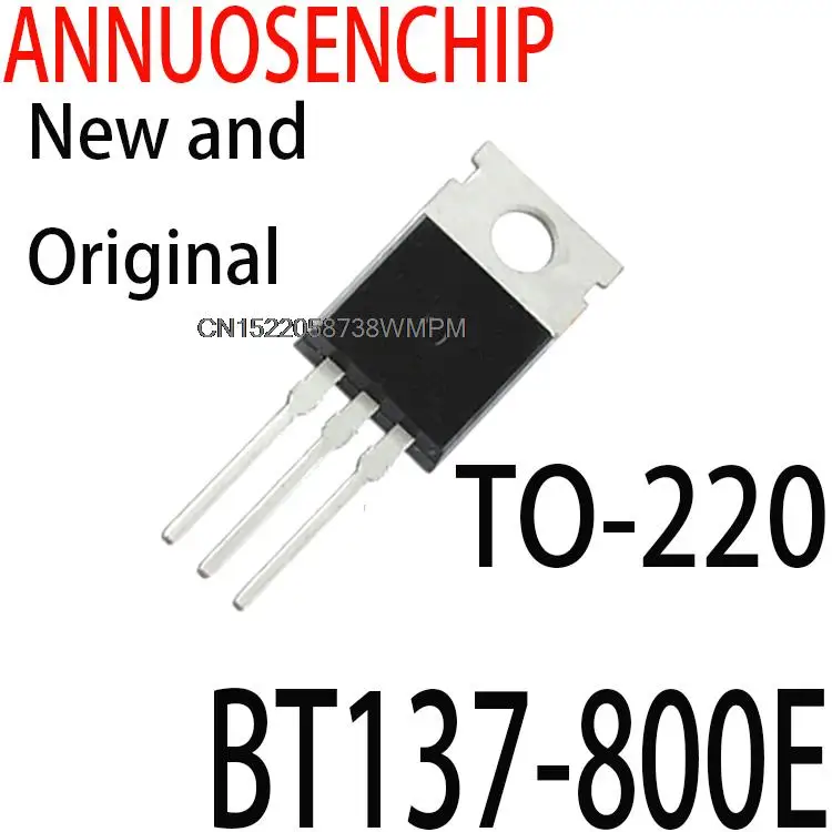 50PCS/lot New and Original  BT137-800 BT137 TO-220 800V/8A BT137-800E