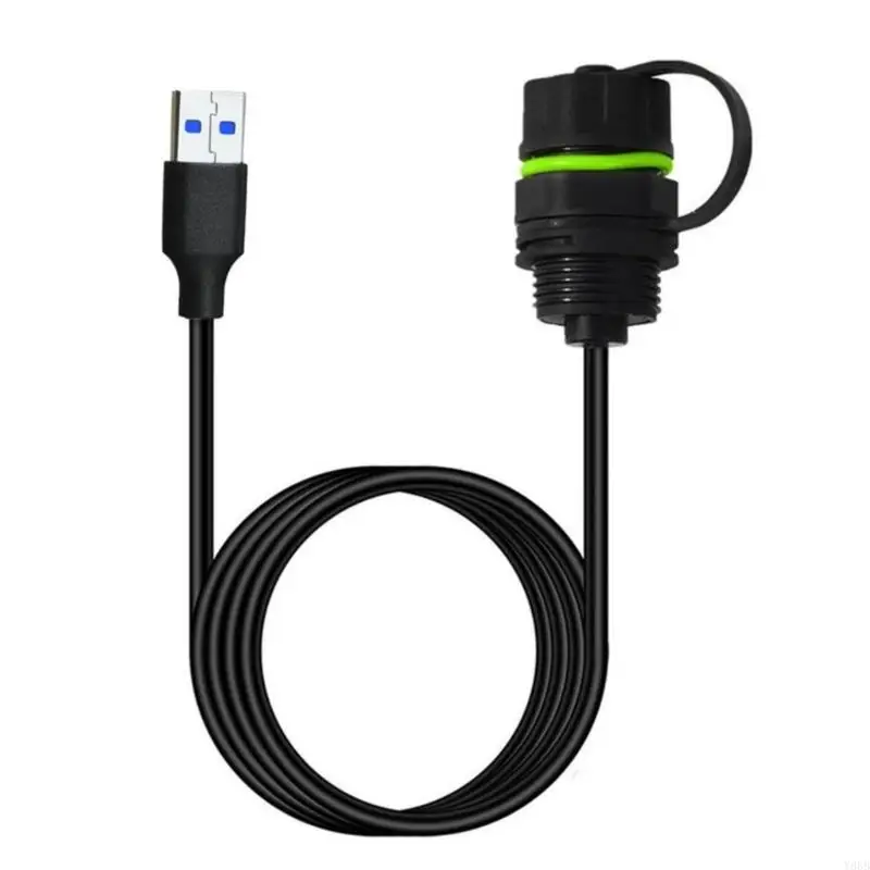 

Y88B Heavy Duty USB Coupler USB3.0 Panel Mount Cable IP68 Waterproof 5Gbps Transfer