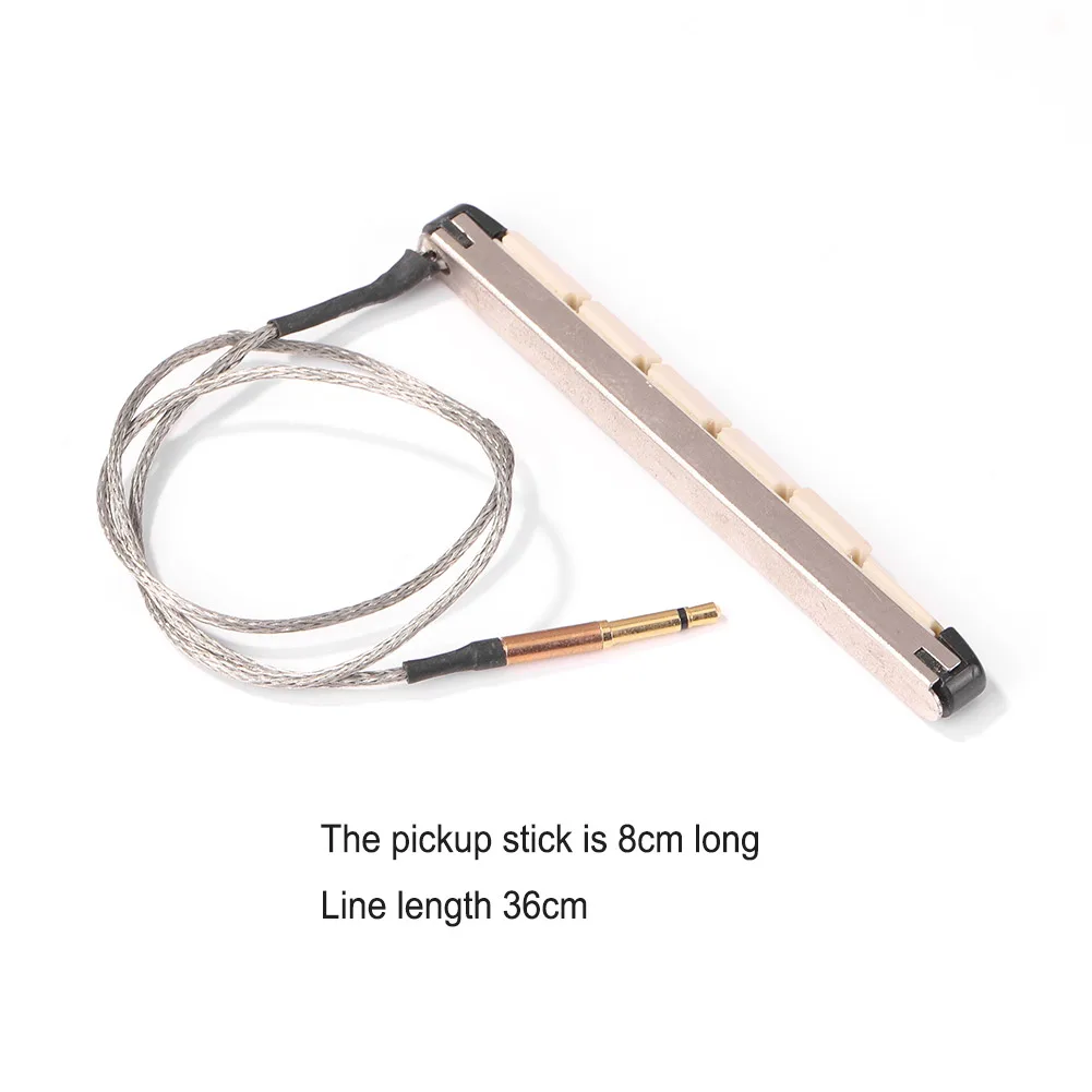 Puente de guitarra acústica, varilla de sillín, varilla de Metal piezoeléctrica, palo de pastilla de guitarra popular, piezas de repuesto de instrumentos de cuerda