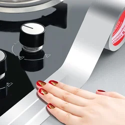 High Temperature Resistance Aluminum Foil Tape Kitchen Pipe Repair Tape Adhesive Sealing Foil Heat Insulation Leak Proof Tape