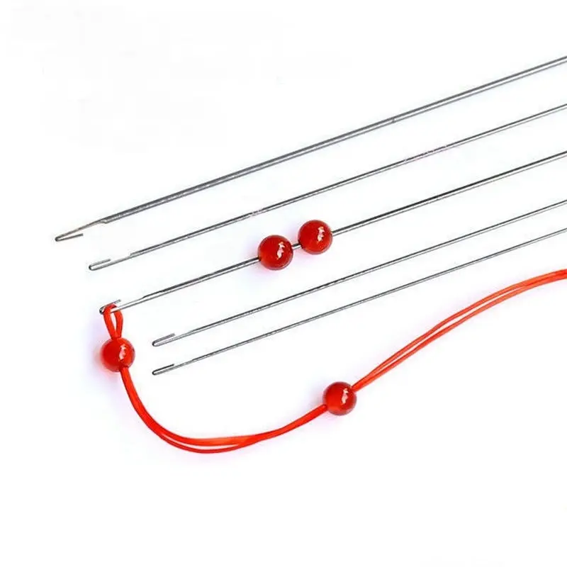 5PCS Super Long Stainless Steel Beading Needles 27CM Easy Jewelry Making Tools Beading Pins for Beading DIY Jewelry Making