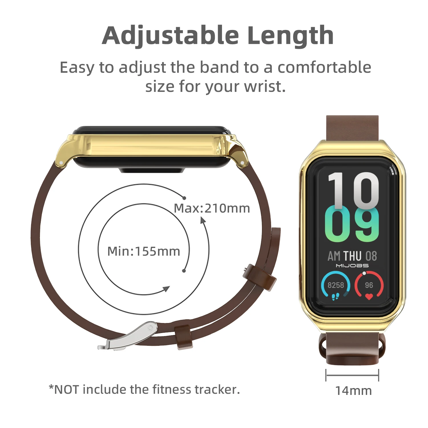 Correa de cuero para Amazfit Band 7, pulsera de repuesto para Amazfit 7 reloj