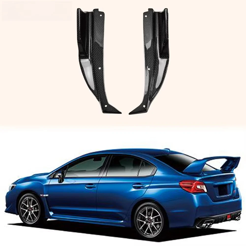 

For Subaru WRX STI VA VAB Sedan 15-21 Rear Spats Carbon EUR Bumper Only New Condition Carbon Fiber Material