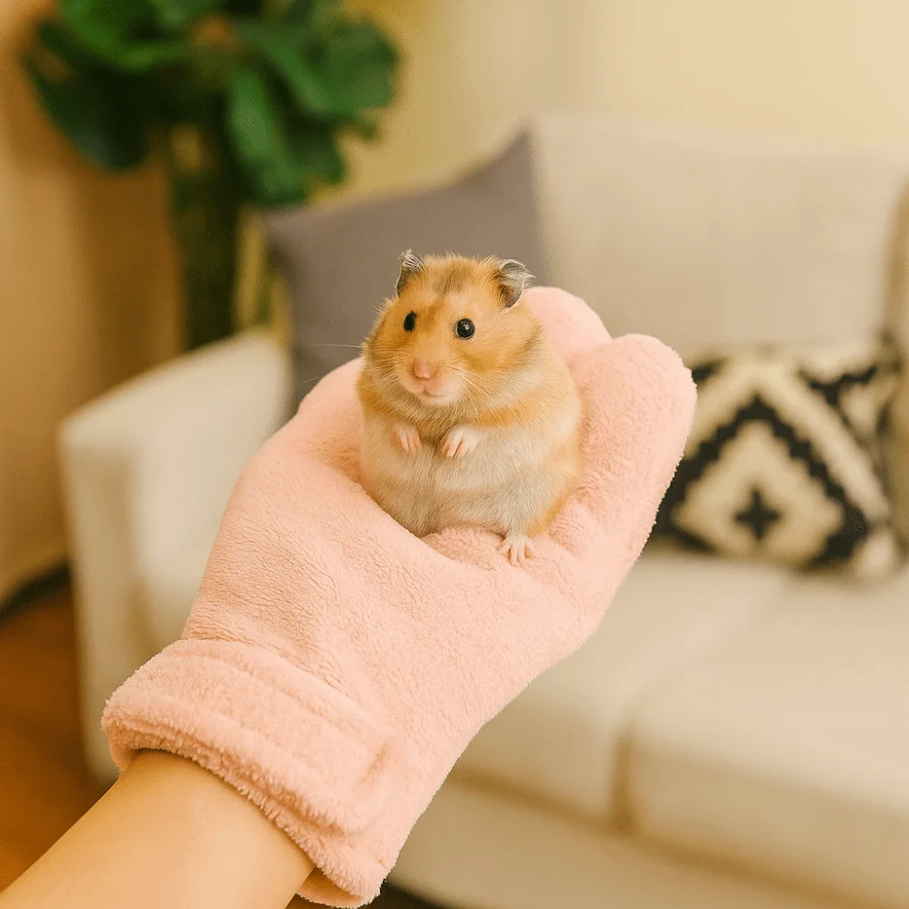 Bite Resistant Pet Handling Gloves Wear Resistant Comfortable Anti-Bite Gloves Adjustable Water Absorption