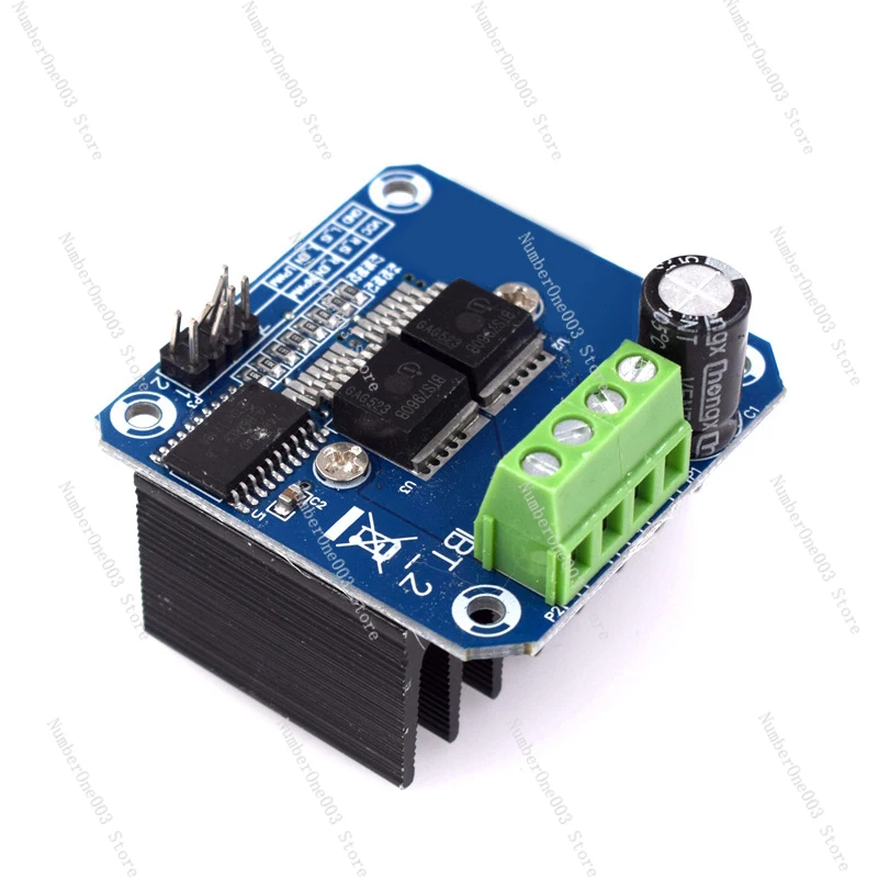 Smart Car Semiconductor Cooler Dual BTS7960 43A High-power IBT2 Motor Drive System Electronic Board Module