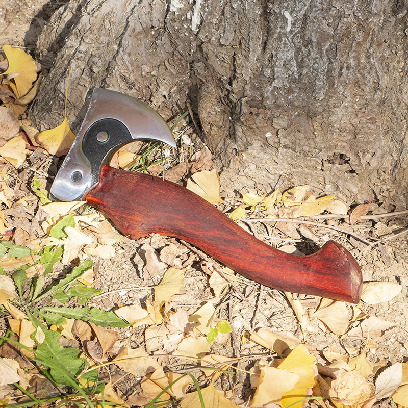 جديد الراقية تزوير في الهواء الطلق الكمثرى الخشب تاي تشي الفأس التكتيكي EDC الغابة الفأس لأدوات تسجيل وقطع التخييم مريحة #1