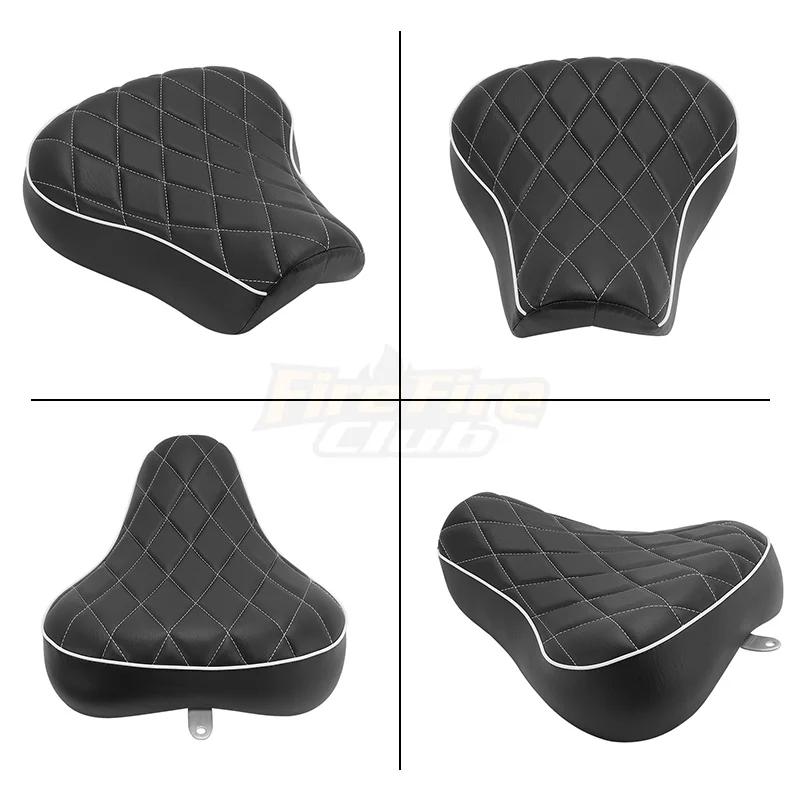 Motocykl přední ovladač PU kůže podhlavník sólo Seat polštářek pro harley sportster XL 883 XL1200 1983-2003