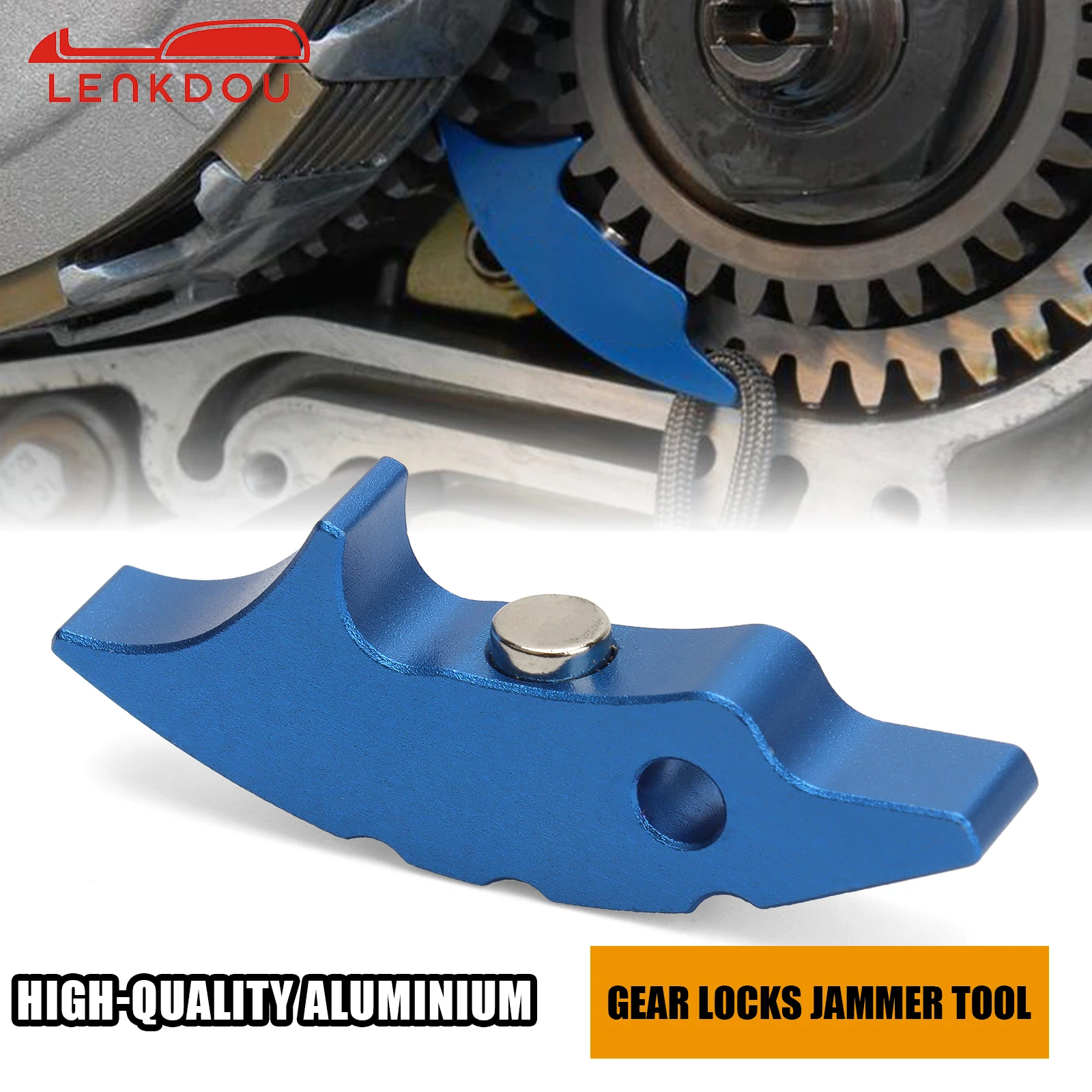 

Blue High-Strength Aluminum Gear Lock Jammer Tool Kit for Motorcycle/ATV 08-0427