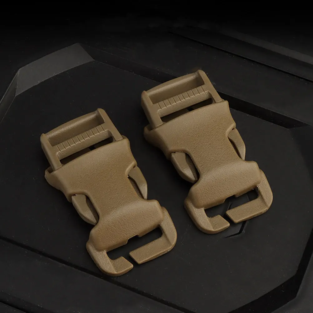 

2pcs Pom Backpack Buckle Replacement Strap Buckles Wear-Resistant Plastic Fastening Clips For Hiking Outdoor Gear Detachable