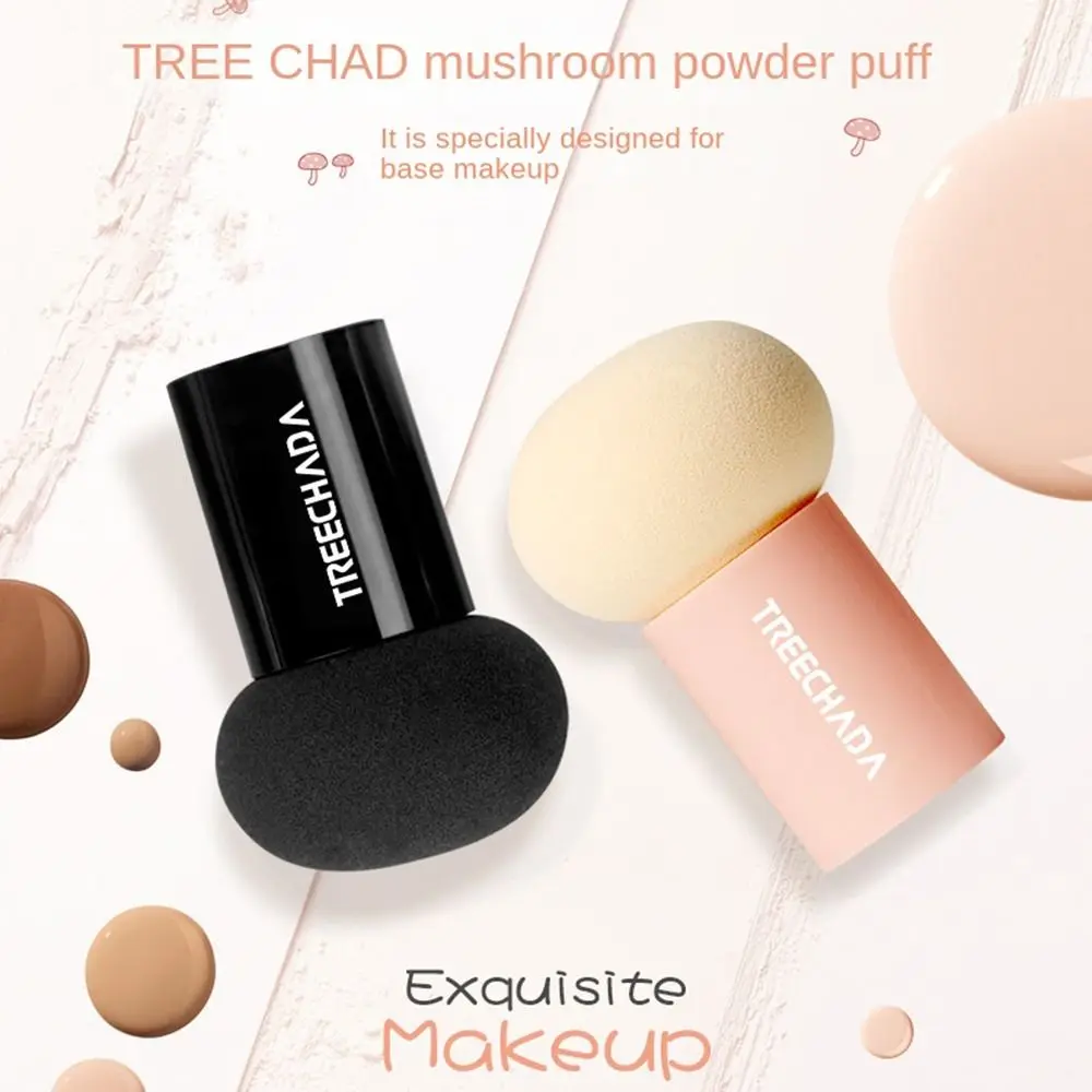 Beauty Wet and Dry Use Mushroom Makeup Puff Mushroom Head Dual-use Wet Dry Cosmetic Puff Durable Soft Make-Up Sponge Girl