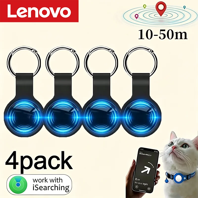

Lenovo GPS Tracker Bluetooth 5.0 Anti-Lost GPS Mini Device Pet Elderly Kid Wallet Car Tracking For IOS Android Smart Locator