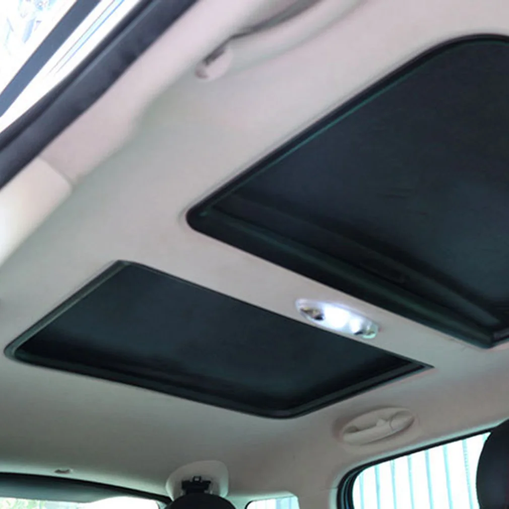 2Pcs Car Sunroof Sunshade Foldable Sunroof Shade Sunshade Heat Isolate 71x48cm Fit for BMW Mini F56 F55