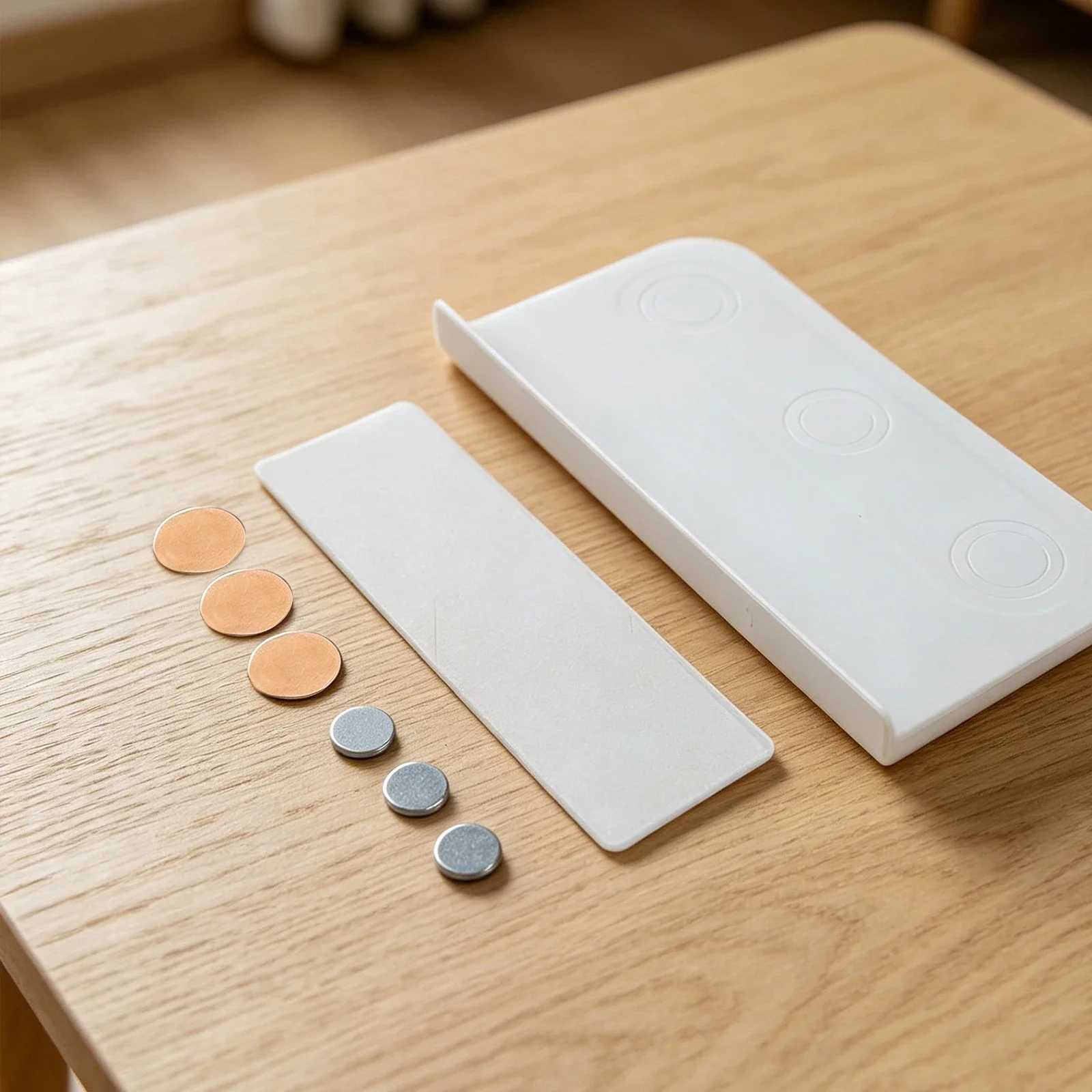 Magnetic Remote Control Holder For Punchfree Wall Mount Storage Rack With Sticker Installation Quick And Easy Setup At Home