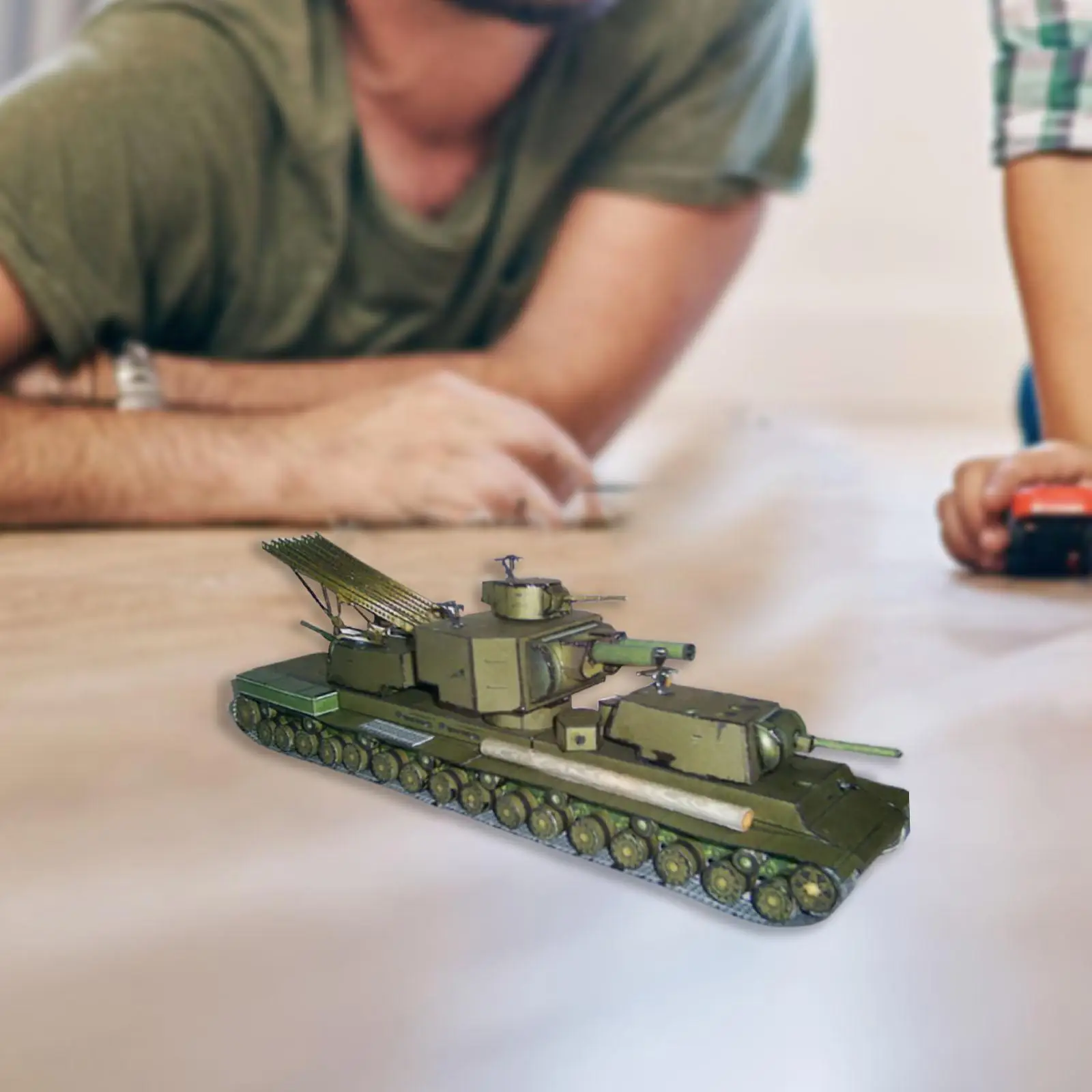 

1:50 Ussr Armoured Fighting Vehicle Construction Model Toy Handcrafted DIY Puzzle 3D Paper Model for Adults Men Women Kids Gifts