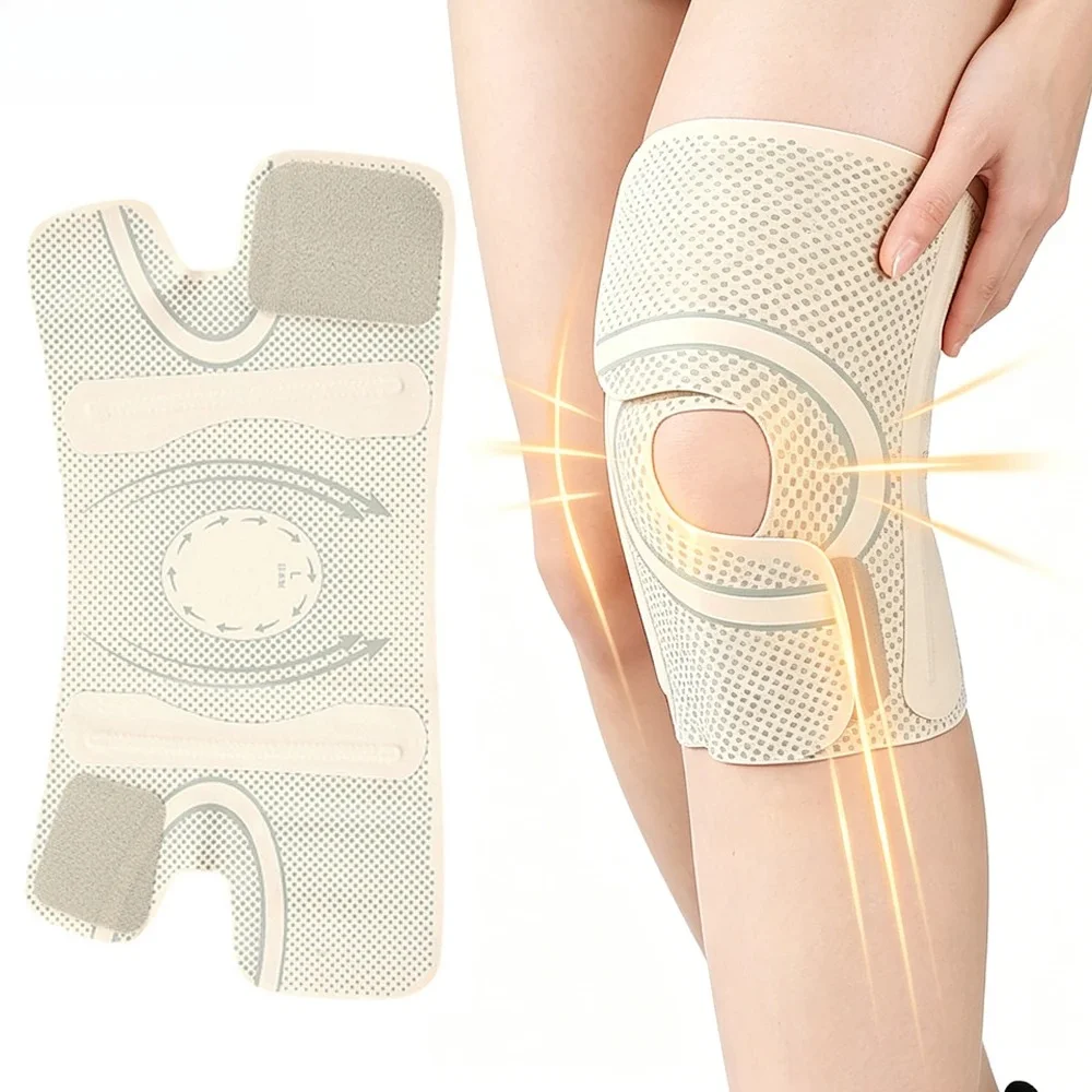 1PCS Thin Knee Compression Sleeve Brace, Breathable Knee Support for Men Women, for Injury Support & Running Sports,Arthritis