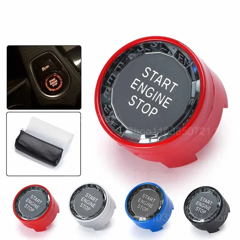 

Start Stop Engine A Key To Start Engine Start Button Cover For BMW F Chassis F20 F30 F34 F10 F48 F52 F15 F16 F25 F26