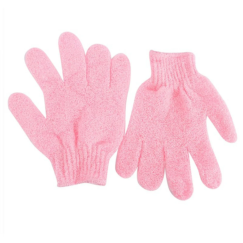 

4 Pairs Nylon Shower Gloves Cleaning Brushes Massage Exfoliating Bath Body Scrub Exfoliator Child Waterproof