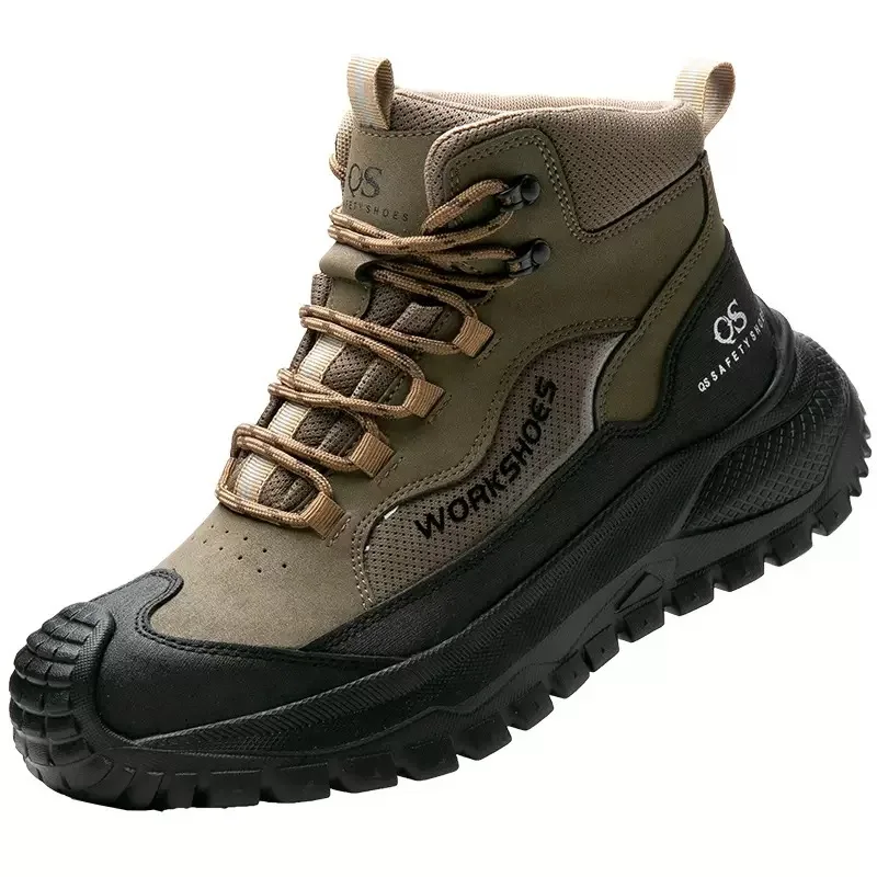 Compliant Safety Shoes with Impact and Puncture Resistance, Steel Toe Caps, and Wear-Resistant, Non-Slip Soles