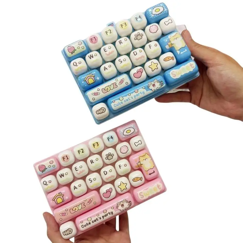 26 Key Decompression Mechanical Keyboard Cute Creative Fidget Toy Ideal for Office Fishing Time Killing