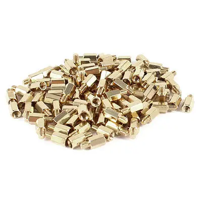 30Pcs or 100pcs +-2%pcs PC PCB Motherboard Brass Standoff Hexagonal Spacer M3x7+4mm