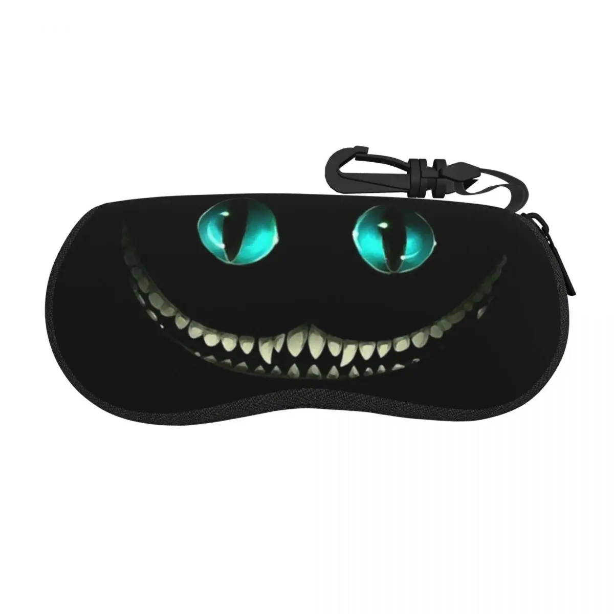 

Custom Cheshire Cat Smile Shell Eyeglasses Protector Cases Cool Sunglass Case Glasses Bag